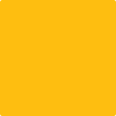 2021-10: Yellow Flash a paint color by Benjamin Moore avaiable at Clement's Paint in Austin, TX.