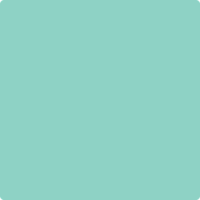 2039-50: Mermaid Green a paint color by Benjamin Moore avaiable at Clement's Paint in Austin, TX.