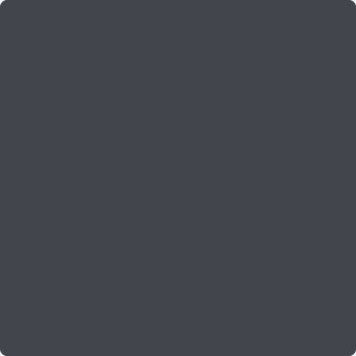 2128-20: Abyss a paint color by Benjamin Moore avaiable at Clement's Paint in Austin, TX.