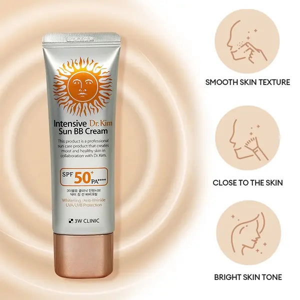 3W Clinic Intensive Dr.Kim Sun BB Cream Spf 50+ Pa+++ 50ml