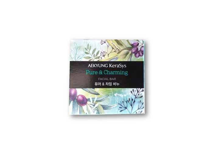 AEKYUNG KERASYS Pure and Charming Facial Bar صابونه شجرة الشاي للوجه والجسم المعطرة من ايكيونك كيراساس