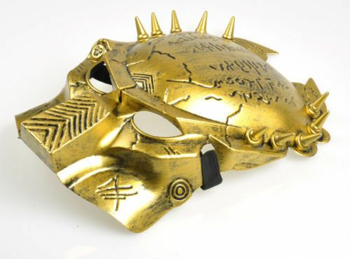 Alien Predator Masks Available in Gold or Silver - Predator Masks Gold or Silver