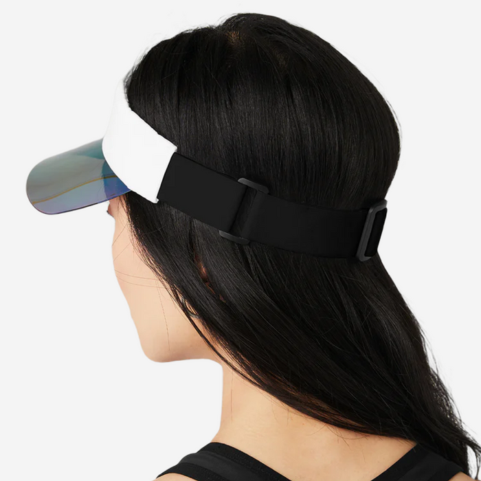 ALO YOGA AIRLIFT SOLAR VISOR WHITE