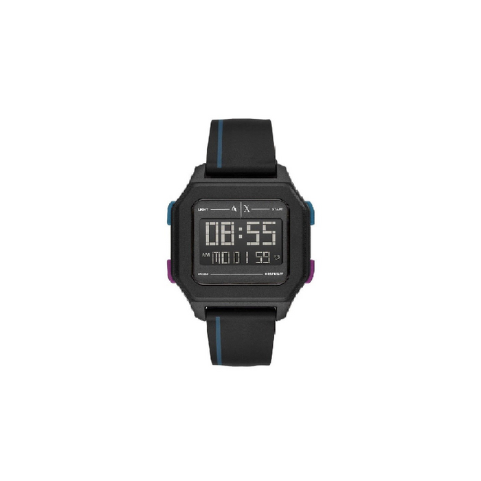 Armani Exchange Shell Men's Black Digital Watch