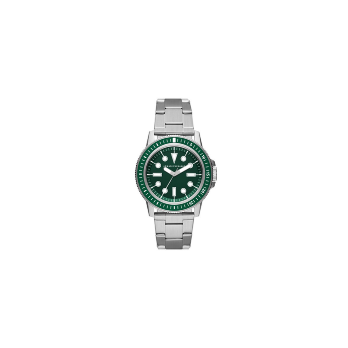 Armani Exchange Three-Hand Stainless Steel Watch