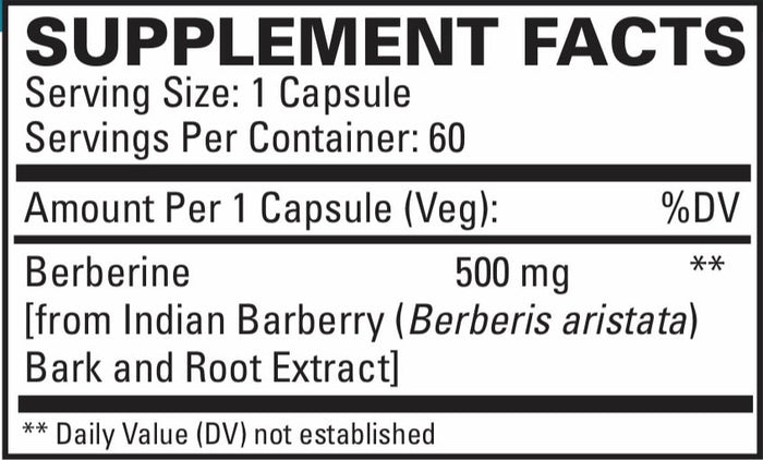 Berberine 500 mg by EuroMedica