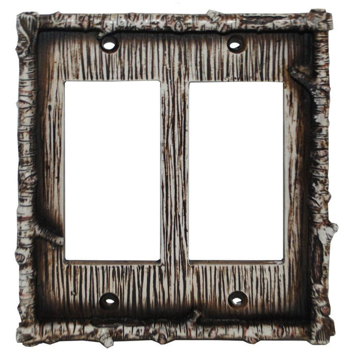 Birch Twig Double Rocker Wall Switch Plate Switch and Outlet Wall Plate