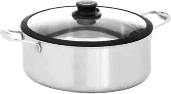 Black Cube Stainless - 7.5 QT Stock Pot With Lid - BCSS528 - DISCONTINUED