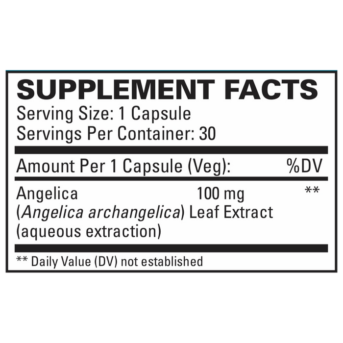 Bladder Manager by EuroMedica Ingredients Label