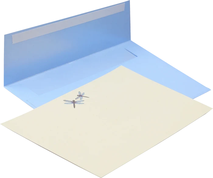 Blue Dragonflies Correspondence Cards