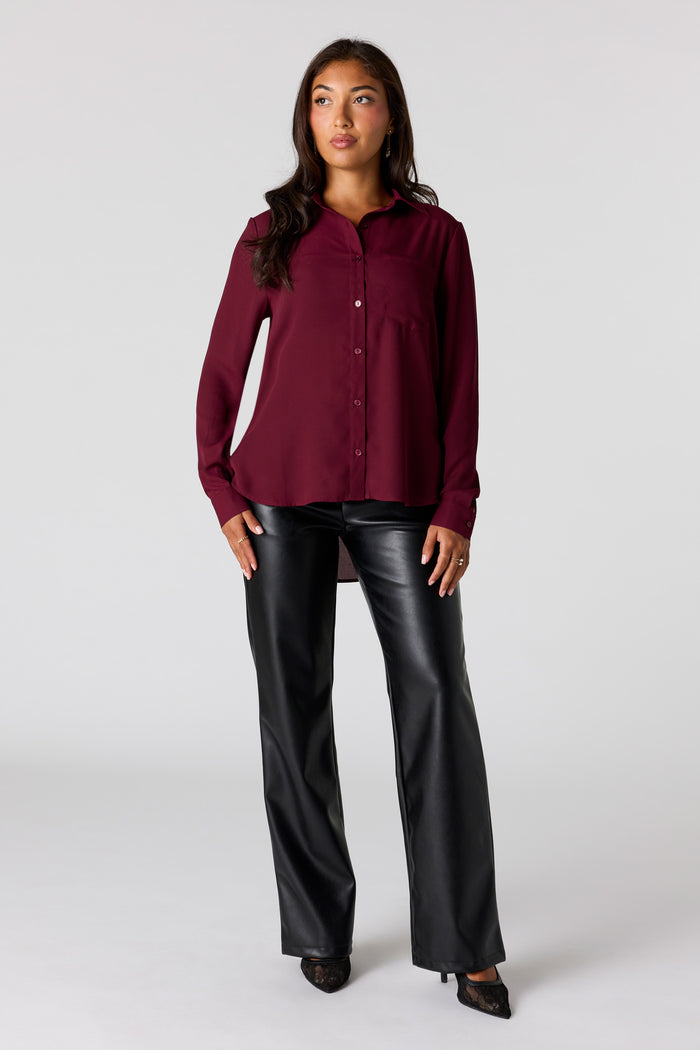 Button Down Relaxed Top