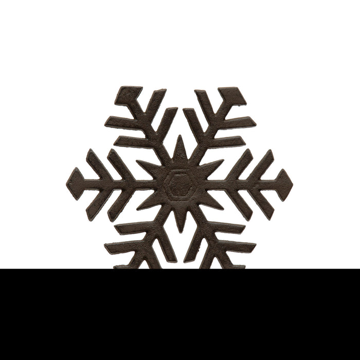 Cast Iron Snowflake Trivet