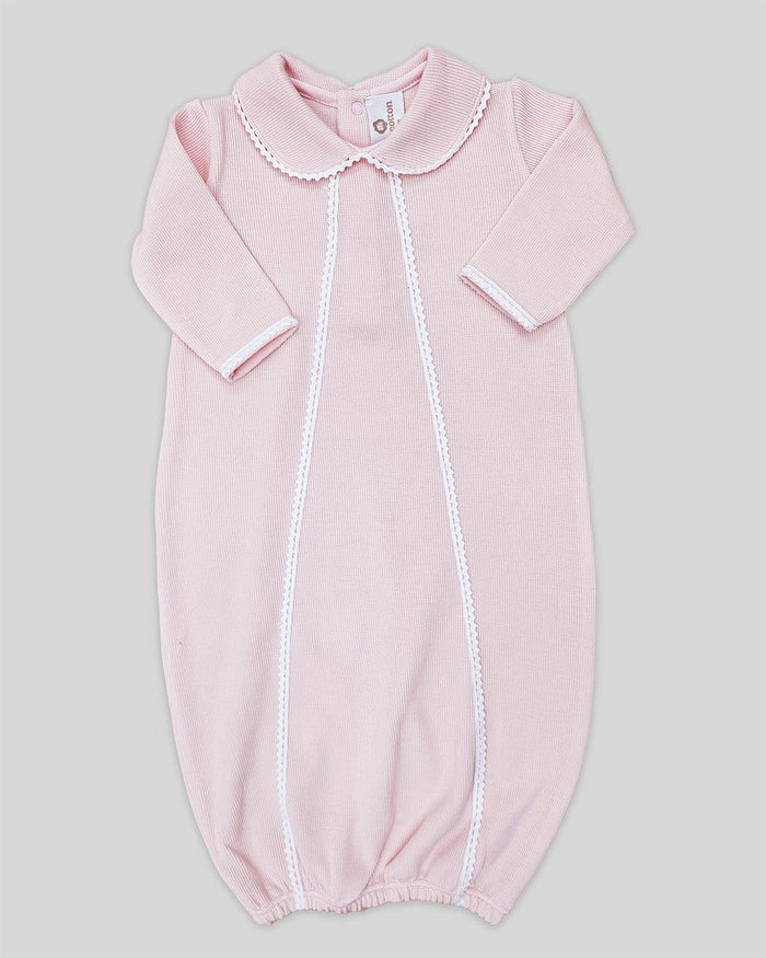 Cotton Peru Milan Special Knit Gown-Pink