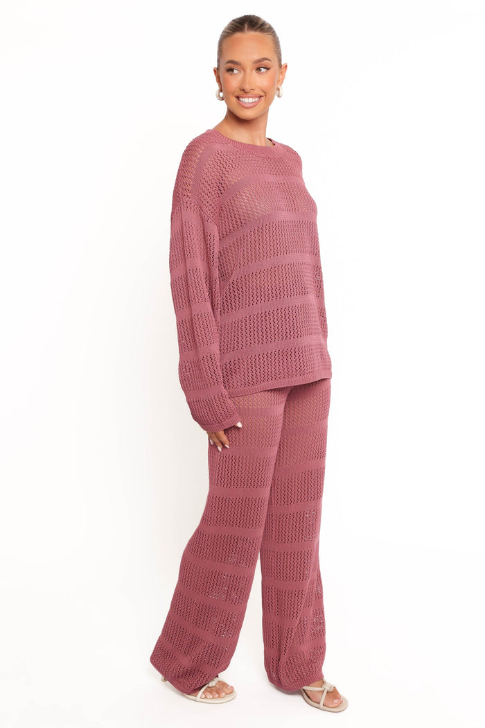 Petal and Pup USA BOTTOMS Crawford Pant - Rose