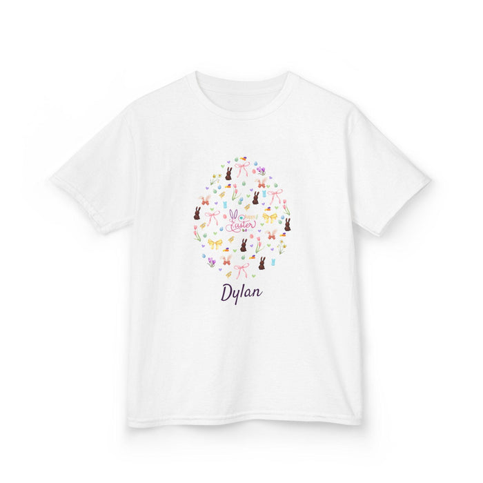 Easter Egg-stravaganza Kids Heavy Cotton Tee - Hop into Easter Fun! - Personalizable - Whippie's