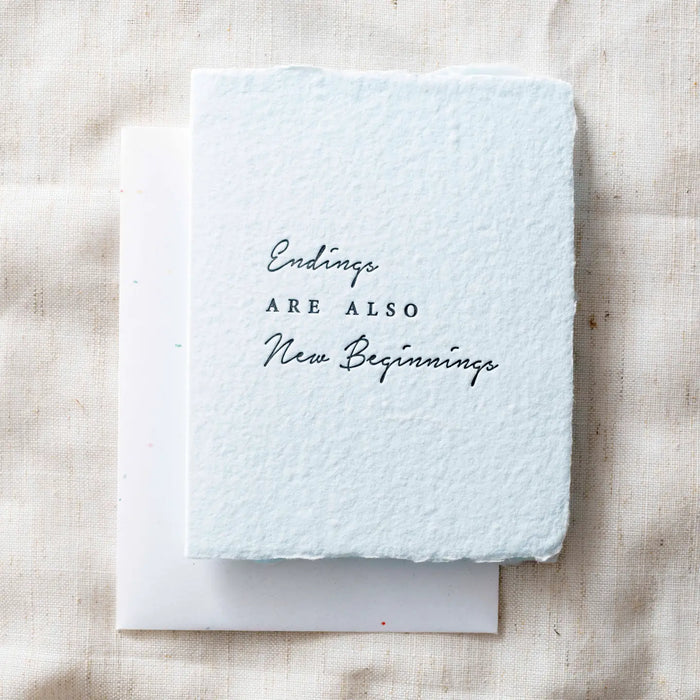 Endings/New beginnings- Greeting Card