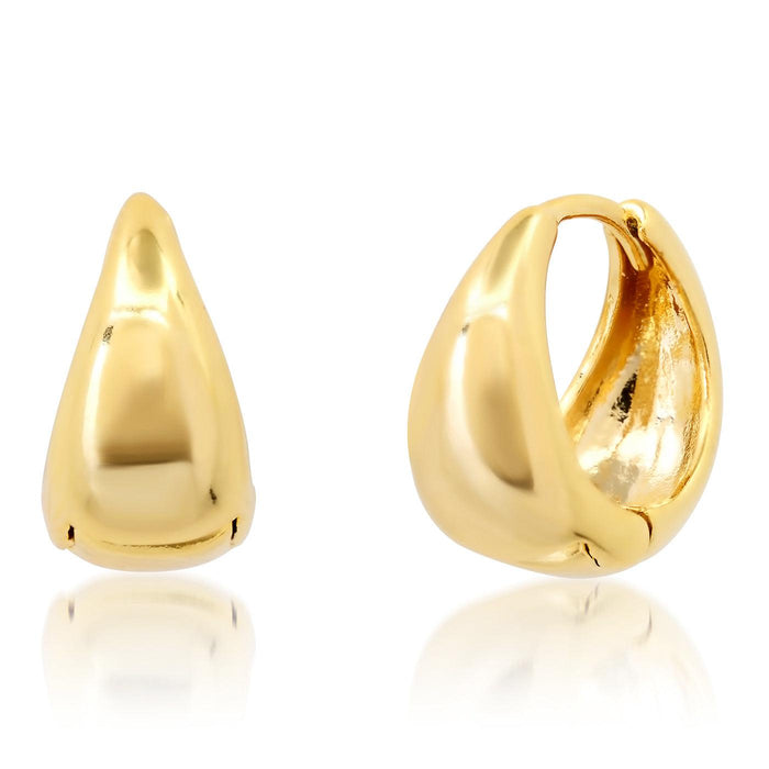 Gold Tapered Huggie