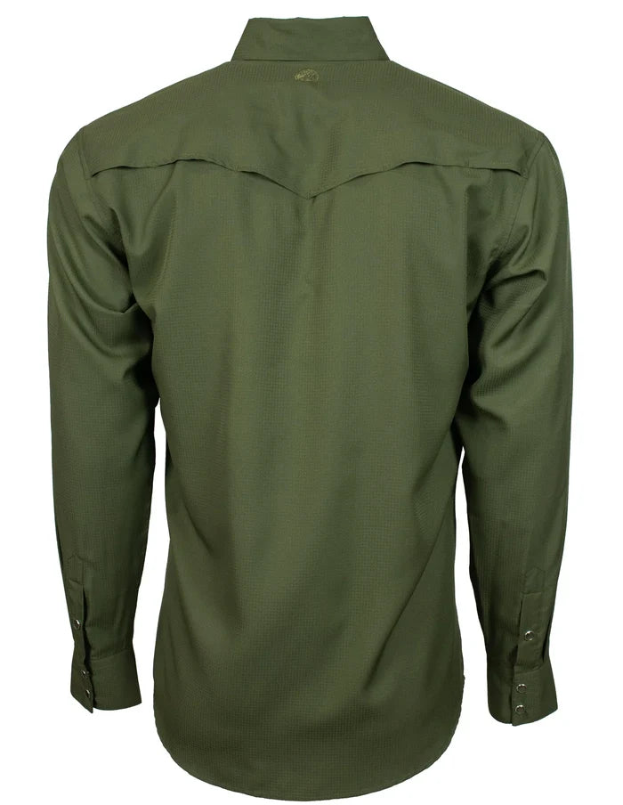 Hooey Men's Sol Olive Western Western Snap Shirt