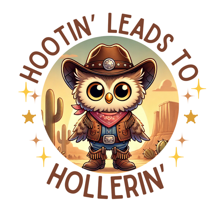 Hootin' Leads to Hollerin' - Unisex Jersey Tee - 🤠 Yeehaw! Embrace Your Inner Cowboy/Cowgirl 🤠 - Whippie's