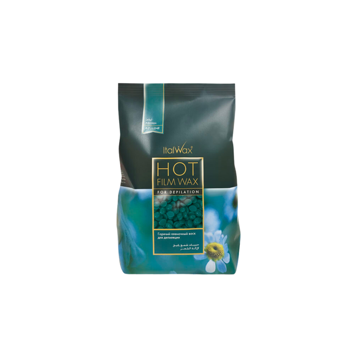 Italwax - Hard Wax Azulene, 500g *EXPIRES 09/26*