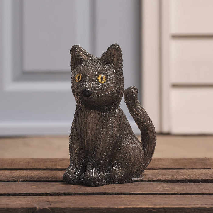 Jet the Black Cat LED Outdoor Halloween 3D Acrylic Figure