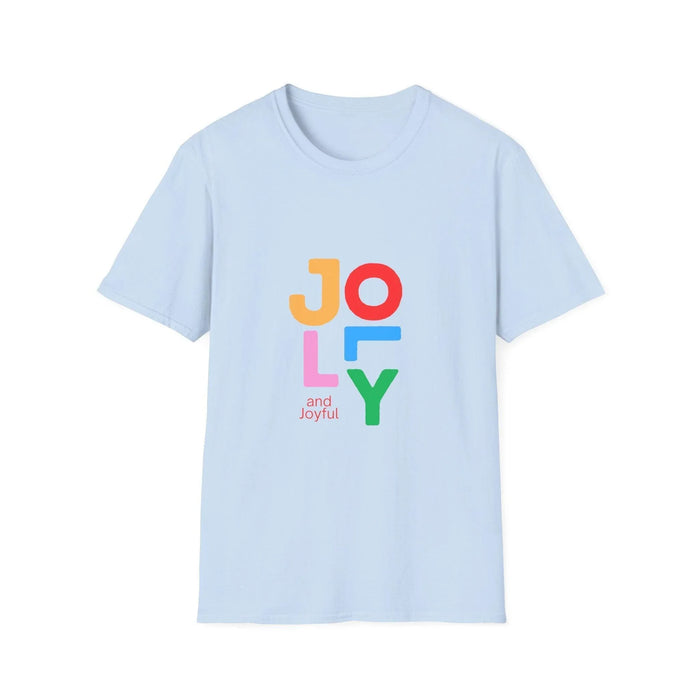 Jolly & Joyful: A Christmas Explosion of Cheer ππ- Unisex Softstyle T-shirt - Whippie's