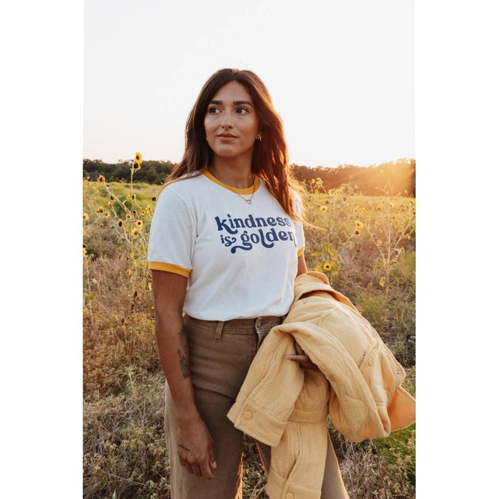 Kindness Is Golden Tee- Assorted Sizes