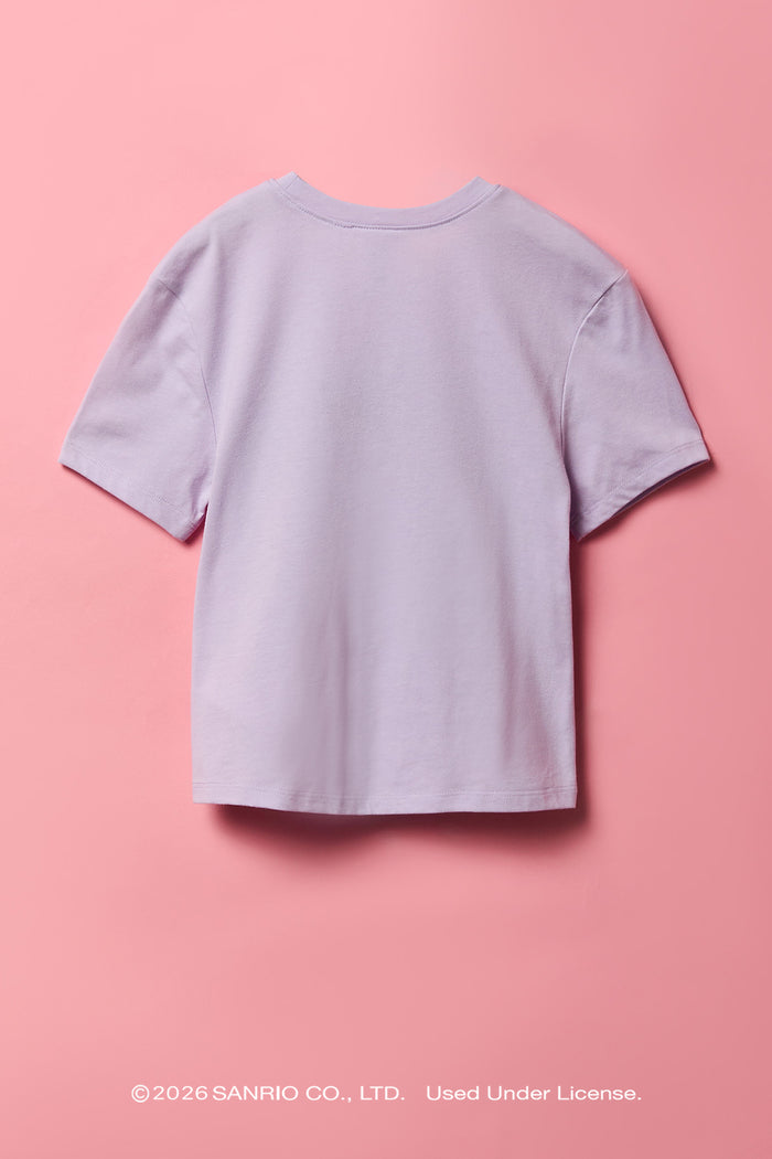 Kuromi™ Girls Embroidered T-Shirt