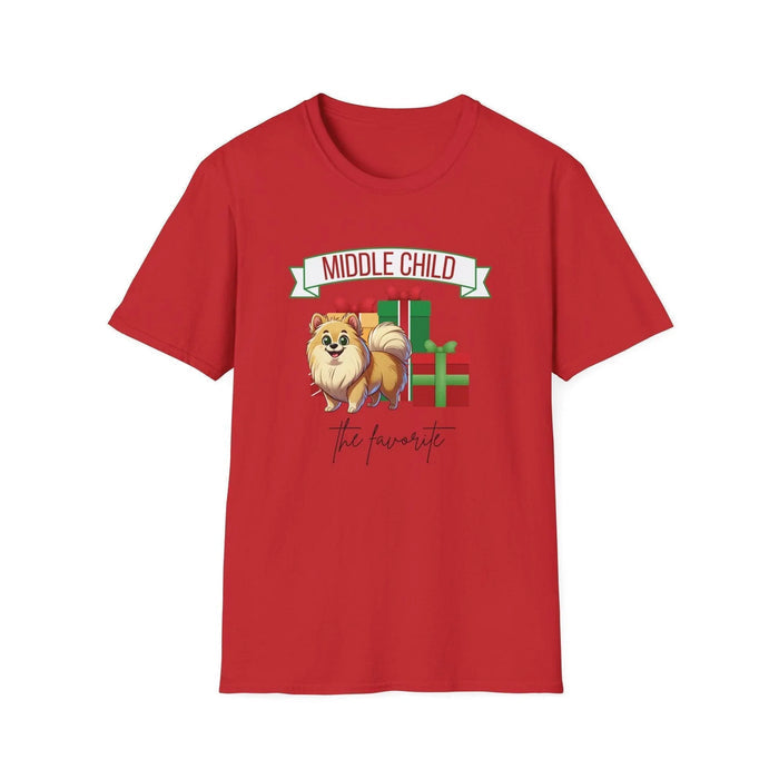 Middle Child, The Favorite ππΆ Pomeranian - Unisex Tee! ππ - Whippie's