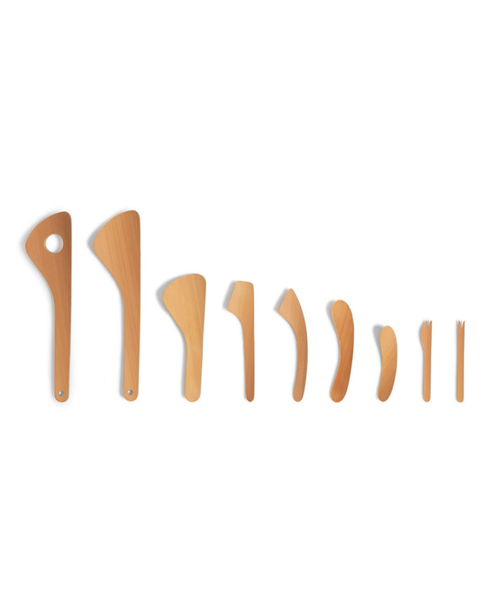 Minotake Bamboo Triangular Spatula - Natural