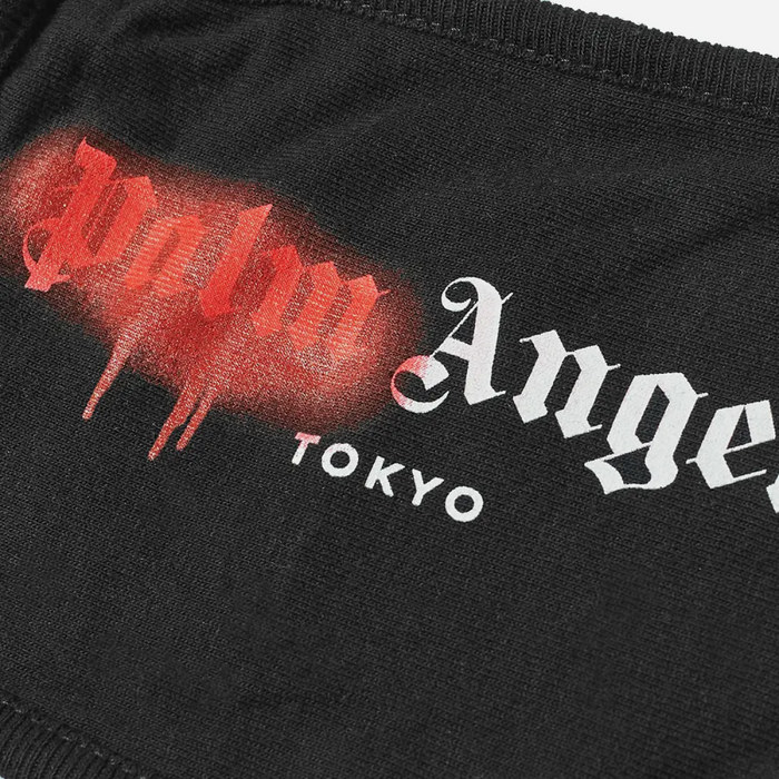 Palm Angels TOKYO SPRAY LOGO FACE MASK