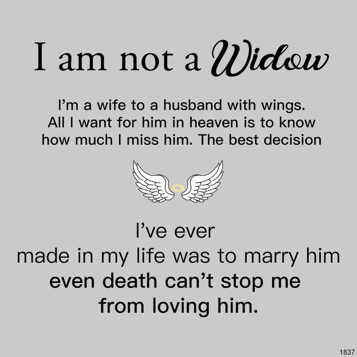 Personalized I'm A Wife To A Husband With Wings Bracelet