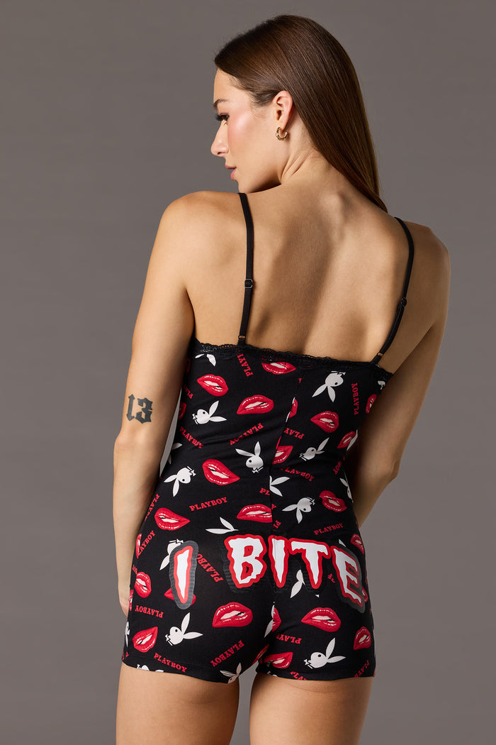 Playboy Halloween Romper Pajama