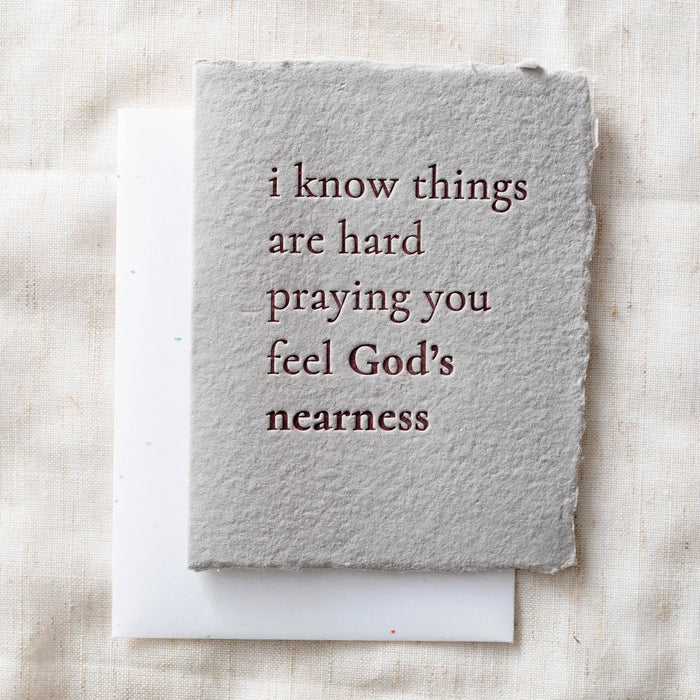 Praying God's Nearness- Greeting Card