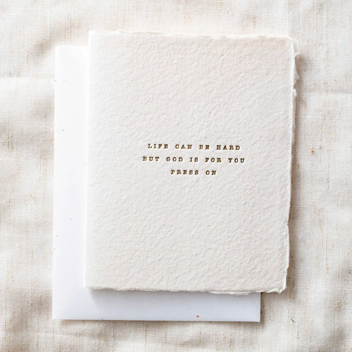Press On- Greeting Card