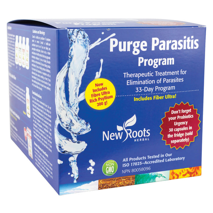 Box of New Roots 4 Part Purge Parasite Program Kit