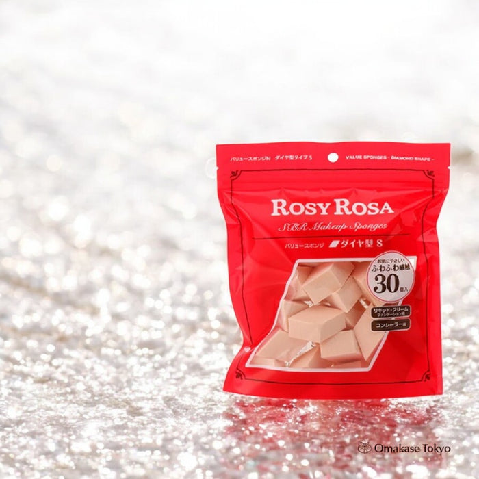 ROSY ROSA Value Sponge N - Diamond Shape S 30P