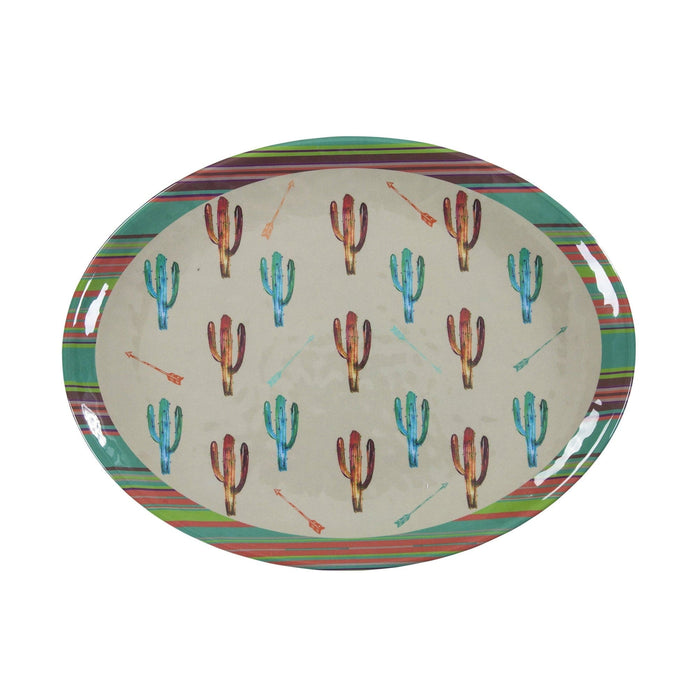 Saguaro Cactus Melamine Serving Platter Serving Platter