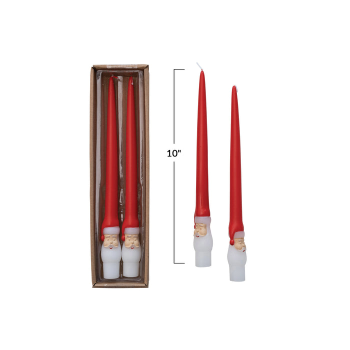 Santa Taper - Set of 2
