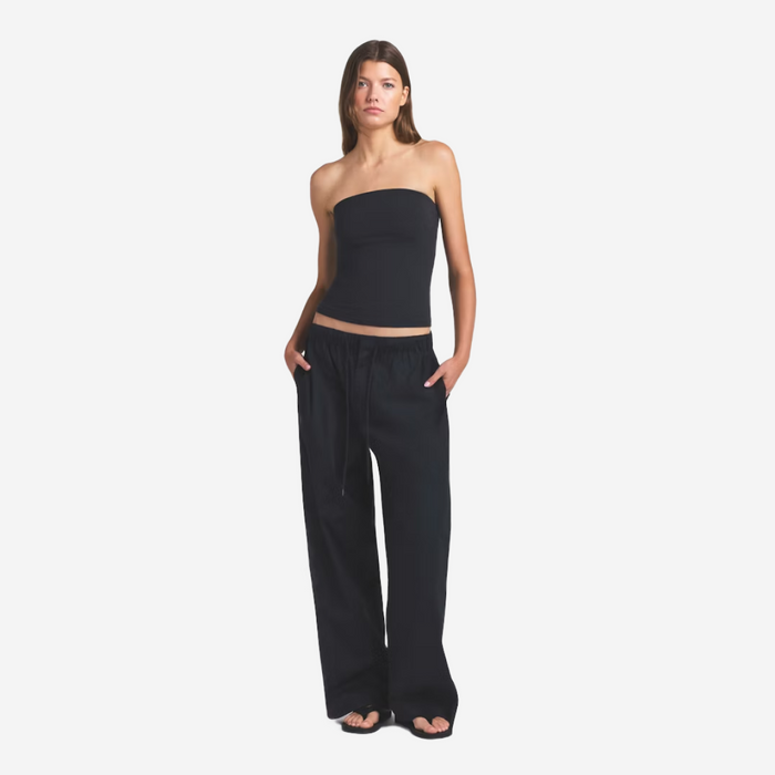 SKIMS COTTON JERSEY TUBE TOP SOOT