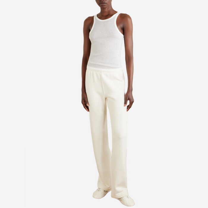 SKIMS Ribbed-knit jersey tank WHITE