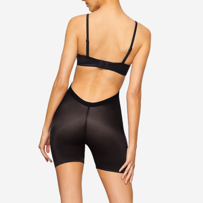 SKIMS SIMPLY BARE LOW BACK SHORT ONYX