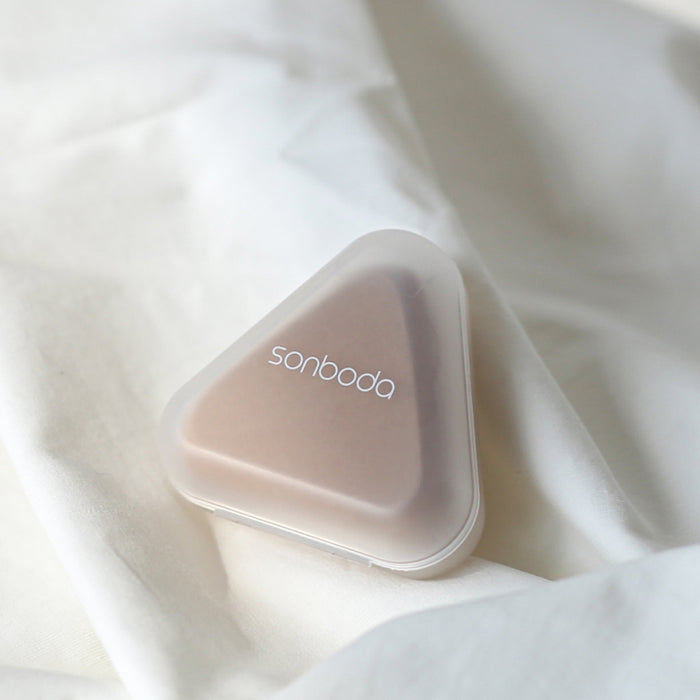 SONBODA 32 Triangle Fit Puff Case - makiažo kempinėlės dėklas