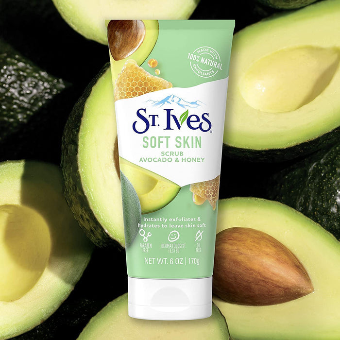 St. Ives Soft Skin Avocado and Honey Scrub 170g