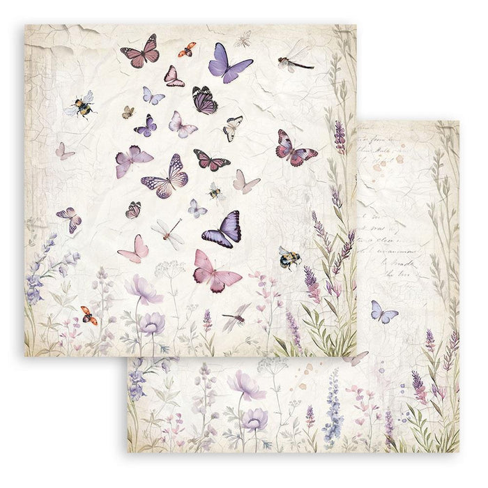 Stamperia - Double-Sided Paper Pad 12"X12" - 10/Pkg - Lavender, 10 Designs/1 Each. All you need for scrapbooking! Available in a variety of designs, each sold separately. Available at Embellish Away located in Bowmanville Ontario Canada.