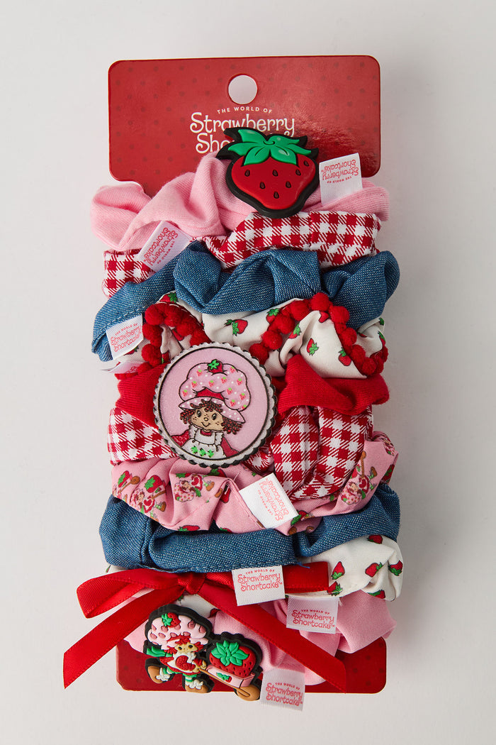Strawberry Shortcake Hair Scrunchie Set