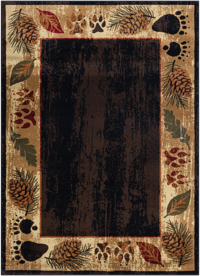 Sunset Valley Nature Brown Area Rug