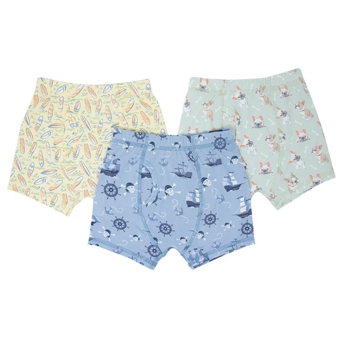 Sweet Bamboo 3-pack Boxer Brief Ahoy/frenchie/Surf