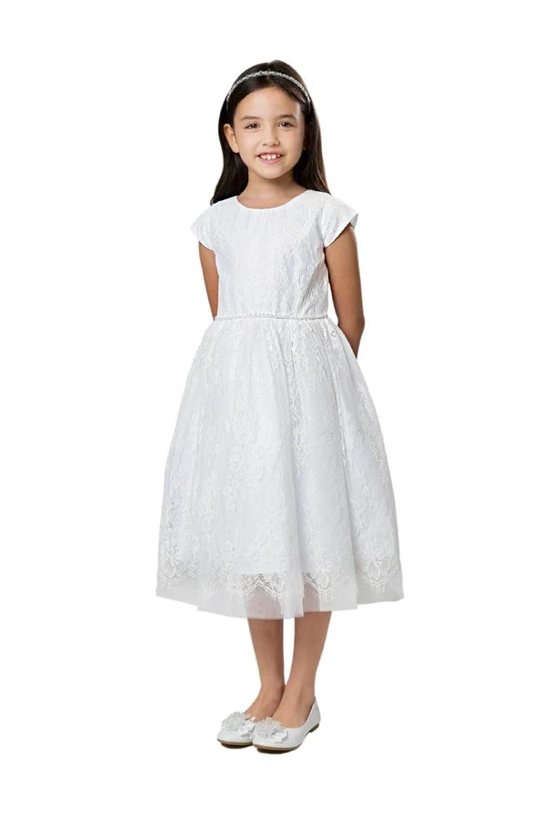 Sweet Kids Soft French Lace w/ Tulle Dress