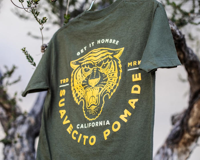 Tiger Green Tee - Lifestyle
